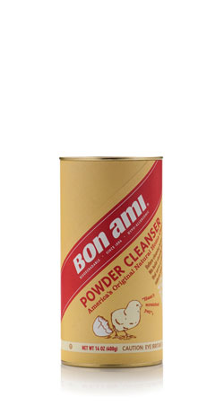 Bon Ami Cleanser (bonami.net) is a must for cleaning and scouring sinks and tubs. Definitely a classic and good for the environment too. Bon Ami Cleanser (bonami.net) is a must for cleaning and scouring sinks and tubs. Definitely a classic and good for the environment too.