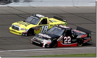 2011 Kansas NCWTS Coulter and Busch battle late