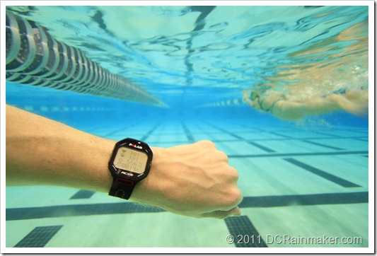 Polar RCX5 Swimming with HR