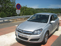 my mighty diesel opel astra... enroute to the Lagoile knife town