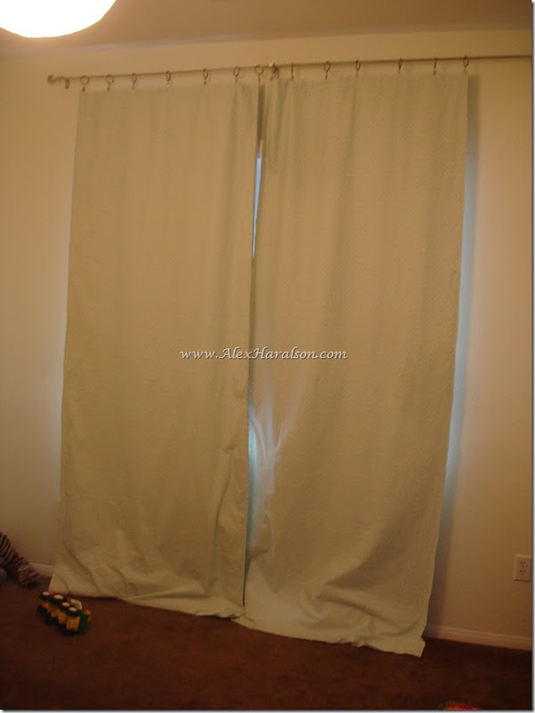 DIY Lined Curtains from a thrifted Sheet8