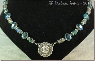 znet blues crystal necklace
