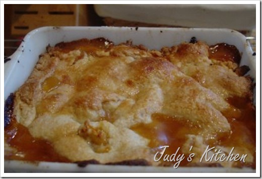 peach cobbler