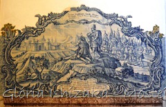 Glória Ishizaka - Mosteiro de Alcobaça - 2012 - Sala dos Reis - azulejo 7 a Glória Ishizaka - Mosteiro de Alcobaça - 2012 - Sala dos Reis - azulejo 7 a