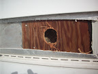 2 9/16" Hole drilled into home