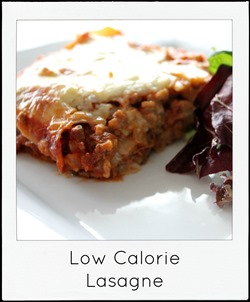 low calorie Lasagne