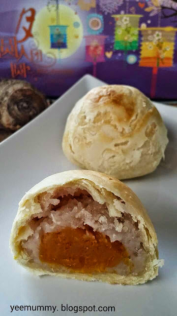 自制内馅 ~ 潮州芋泥金瓜月饼 yam moon cake