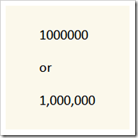 Identical numbers represented differently Identical numbers represented differently