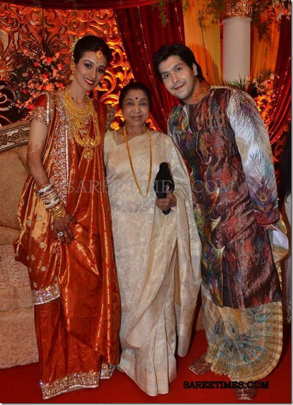 taneesha_verma_red_saree