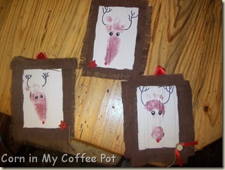 Reindeer Feet print crafts 002