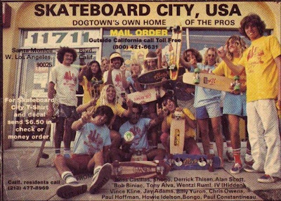Dogtown can say what they want about this board or that board but most of them rode our boards, as you see a couple of boards in this photo