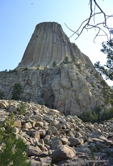 Surrounded by boulders