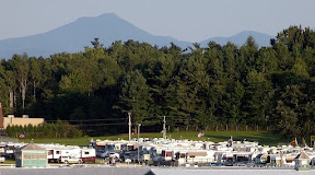 Just a small part of the 550 coaches at NorthEast Area Rally in Essex Junction, VT in 2009