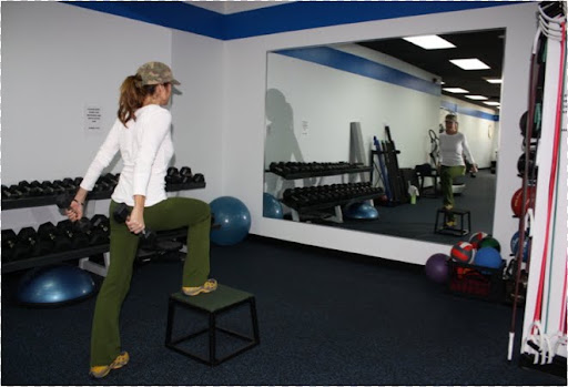 Bring your arms back and press back into a tricep press.