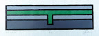 overpass, 1994, relief print (edition of 7), 3 x 9 in.