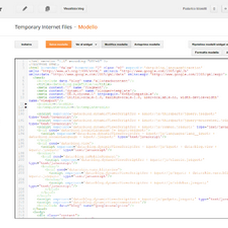 Migliorato l’editor di Blogger per HTML, CSS, JavaScript