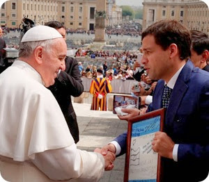 El Papa Francisco recibió en el Vaticano a Juan Pablo de Jesús
