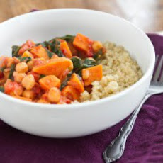 Sweet Potato and Chickpea Stew with Quinoa