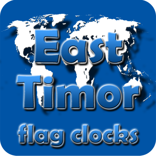 East Timor Leste flag clocks LOGO-APP點子