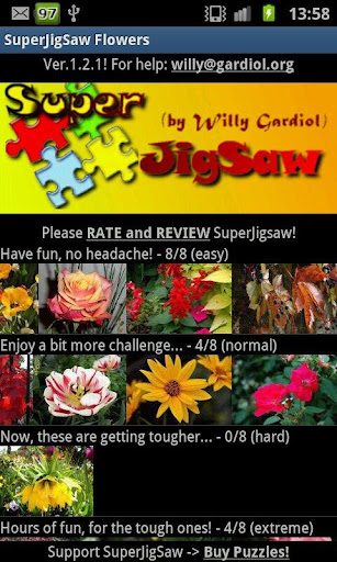 SuperJigSaw Flowers