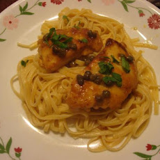 Light Chicken Piccata With Linguine