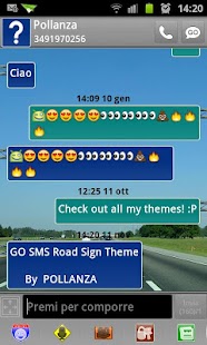 How to download GO SMS Pro Road Sign Theme lastet apk for android