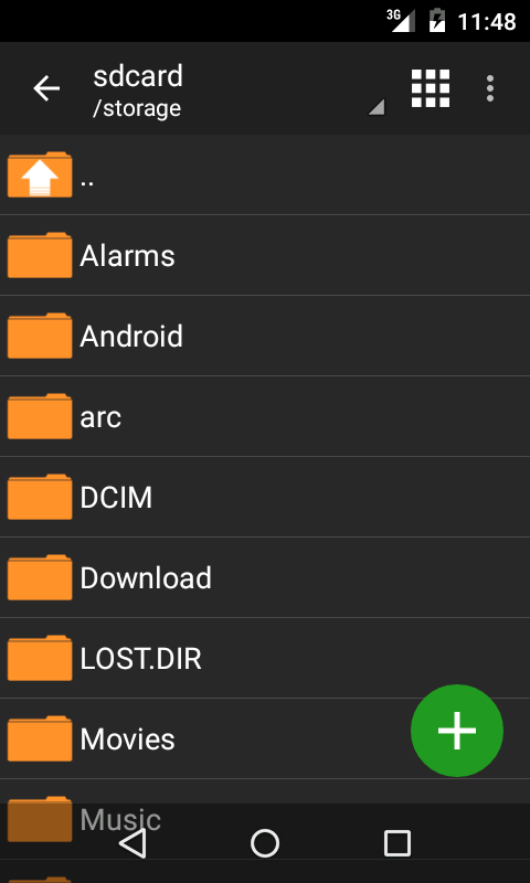 Android application ZArchiver screenshort
