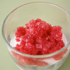 Blood Orange, Tangerine and Cardamom Granita