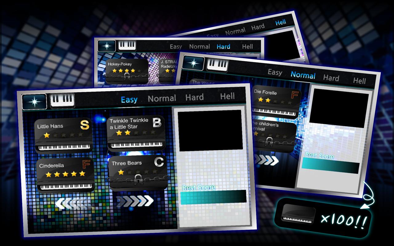 Android application Piano Holic(rhythm game)-free screenshort
