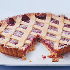 Raspberry Almond Lattice Tart