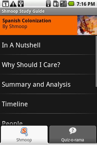 【免費書籍App】Spanish Colonization: Shmoop-APP點子