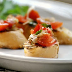 Grilled Tomato Bruschetta