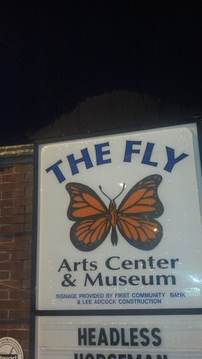 The Fly building Arts Center & Museum.