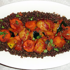 Autumn Vegetable Tagine with Lentils