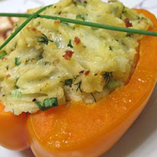 Potato-Stuffed Red Bell Peppers