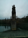 Old Statue on Bridge