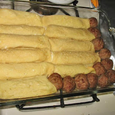 Manicotti-  Cheese Filled Italian Crepes