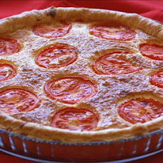 Salmon & Tomato Quiche