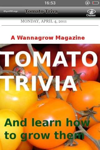 Tomato Trivia
