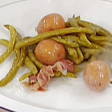 Southern-Style Green Beans with Bacon and New Potatoes