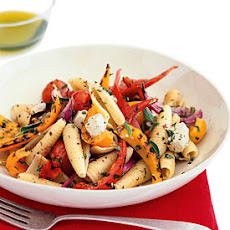 Pasta with Grilled Vegetables and Feta