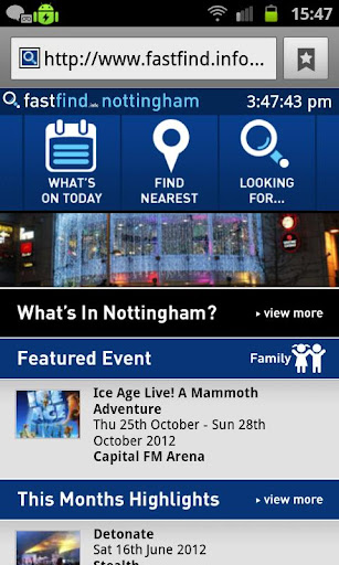 Fastfind Nottingham City Guide