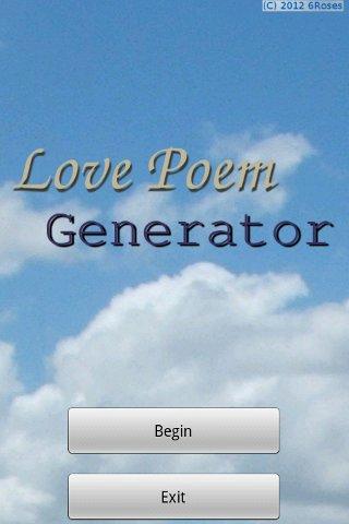 Love Poem Generator Free