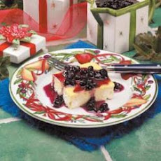 Blueberry Blintz Souffle