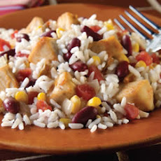 Southwestern Chicken and White Rice