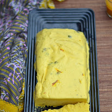 Mango Semifreddo with Salted Pistachios