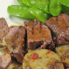 Spanish Tapas Style Beef Kebabs