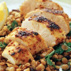 Frugal Gourmet's Chicken and Lentils Middle Eastern Style
