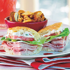 Ham and Cheese Party Sandwiches