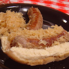 Bratwurst and Sauerkraut Skillet
